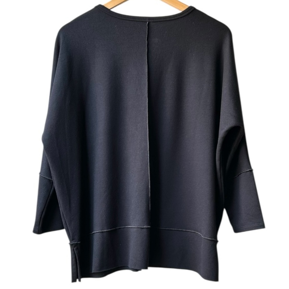 SPANX Perfect Length Black Top Dolman 3/4 Sleeve Stretchy Tunic Tee Sz S - Picture 8 of 16